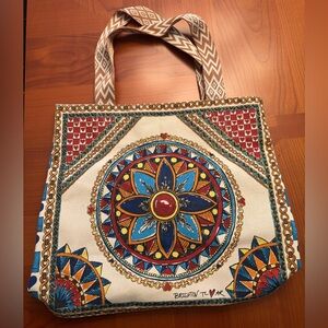 NWT Brighton colorful Print Tote Bag